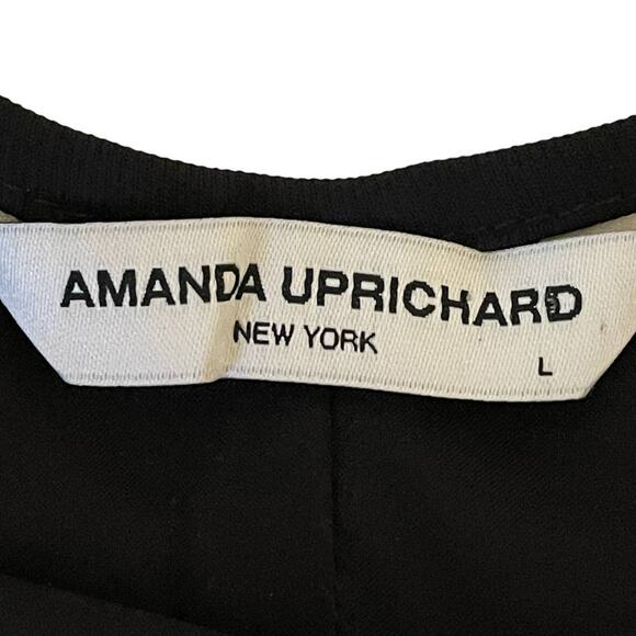 Amanda Uprichard Jasalina Backless Ruched Black Mini Dress Size Large - Picture 14 of 14